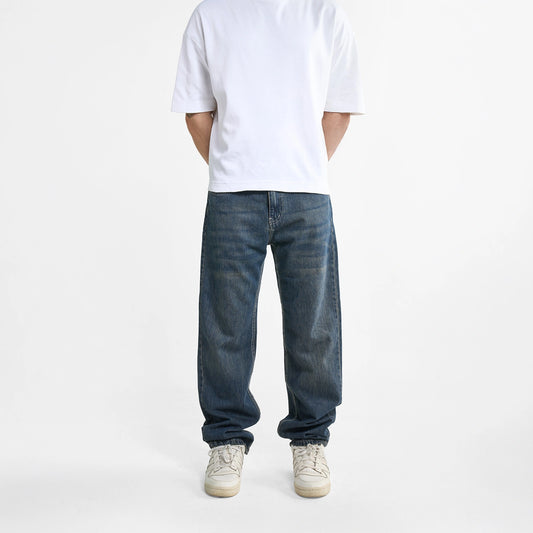 Dark Blue - Wide Fit Denim