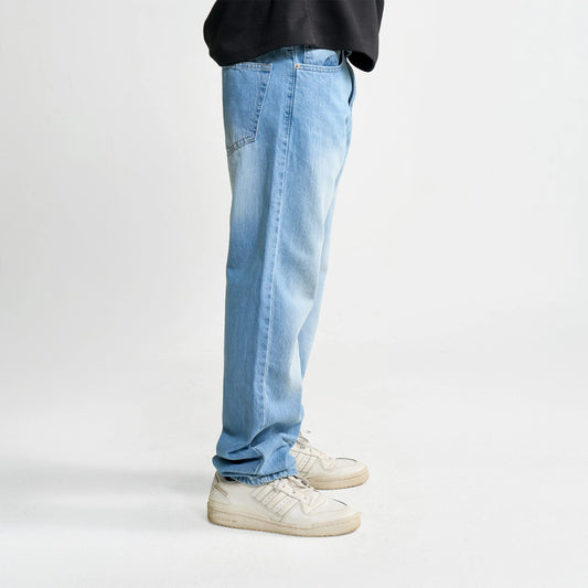 Light Blue - Wide Fit Denim