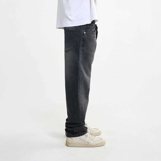 Washed Black - Wide Fit Denim